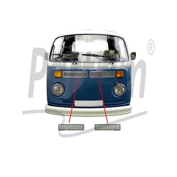 VW T2 FRONT LUFTGRILL 2 STK