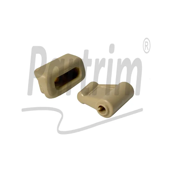 MERCEDES R107 SUNVISOR CLIPS BEIGE 1 SETT