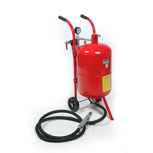 Trykksandblåser 38l.