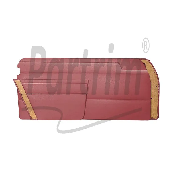 MERCEDES W114 COUPE DØRPANELSETT BURGUNDY