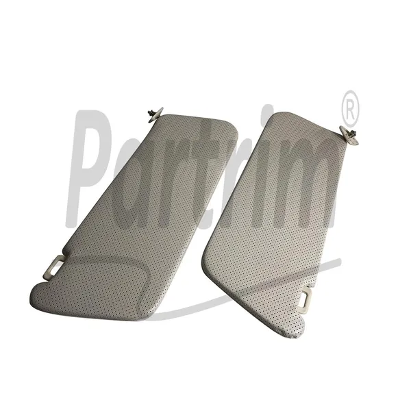 MERCEDES W109 INTERIØR SUNVISOR SETT KREM - PERFORERT