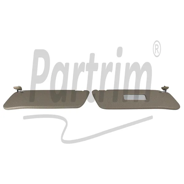 MERCEDES W108 SUNVISOR SET PERFORERT KREM