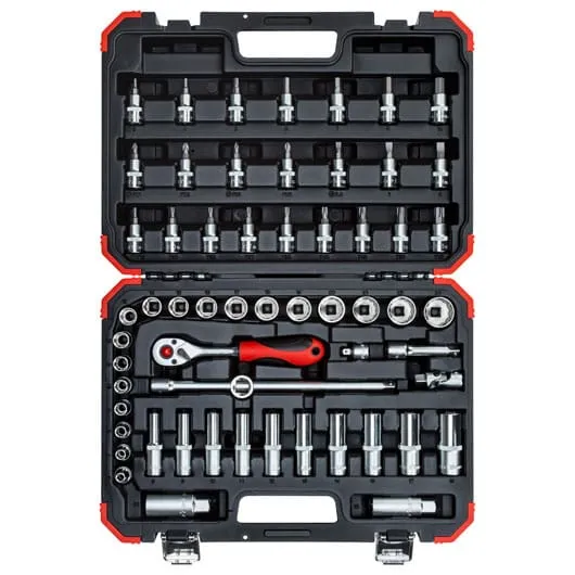 Gedore pipesett 3/8", 59 deler