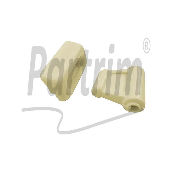 MERCEDES R107 SUNVISOR CLIPS CREAM 1 SETT