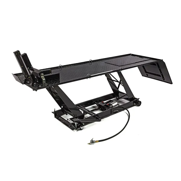 MC-løftebord, lufthydraulisk 450 kg, sort