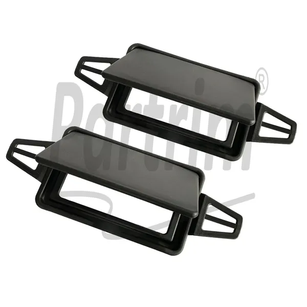 MERCEDES W210 & W211 SUNVISOR SPEILDEKK SORT 2 STK R&L