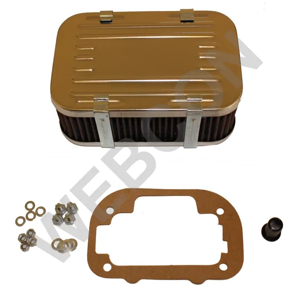 Kromluftfilter for Weber DGV/DGAV