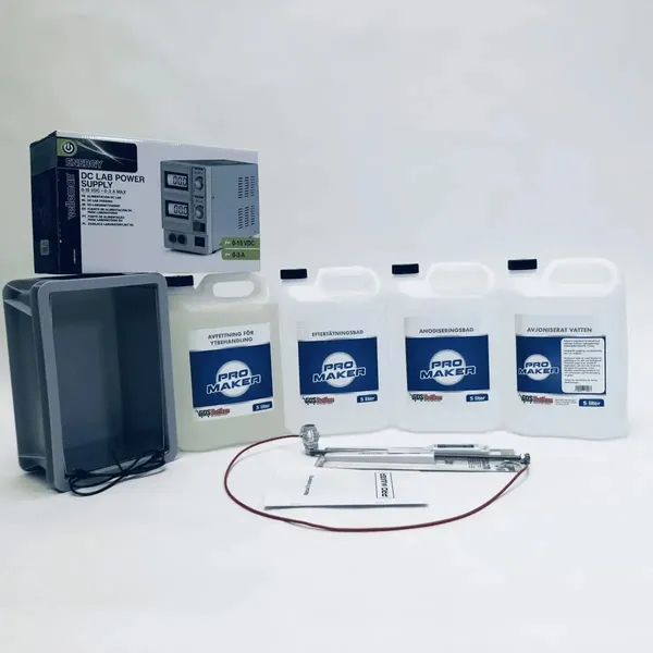 Anodisering av aluminium – startpakke