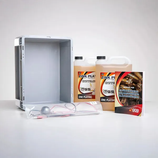 Elektroforzinking startpakke – Mellomstor uten strømforsyning