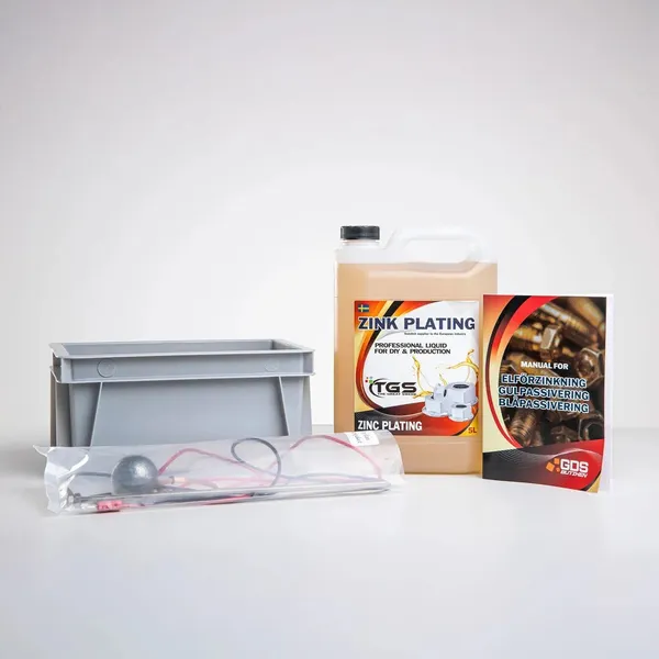 Elektroforzinking startpakke – Liten uten strømforsyning