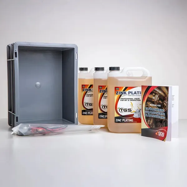 Elektroforzinking startpakke – Stor uten strømforsyning