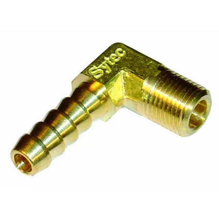 Slangenippel 90° 1/4 NPT