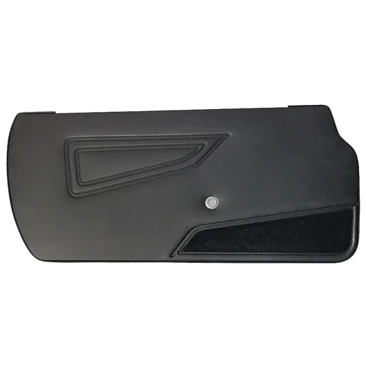 FIAT 124 SPIDER DØRPANELSETT MED TEPPE SORT 2 STK TYPE 1 1979 - 1982