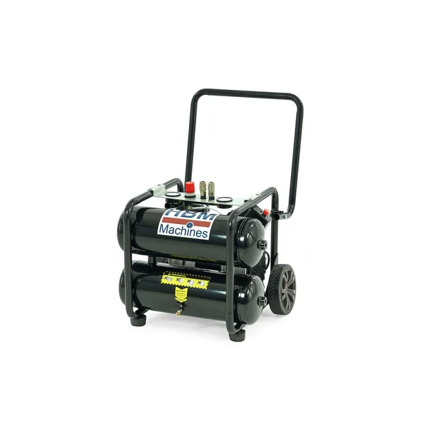 Stillegående kompressor 1,5hk/20l., transportabel