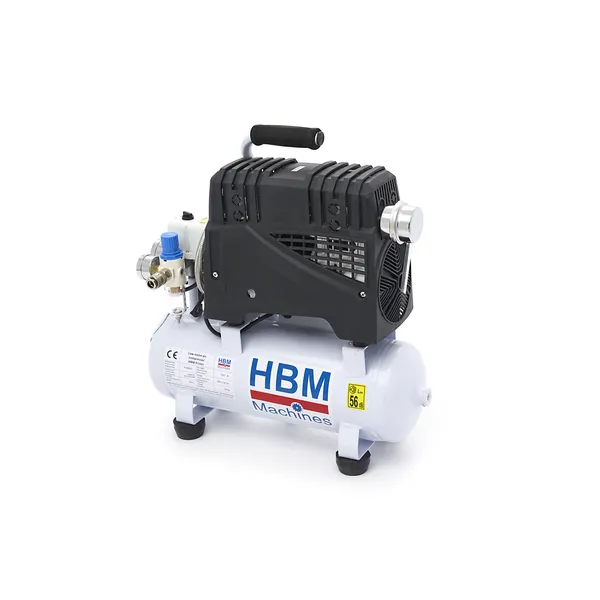 Stillegående kompressor, 0,75 hk/9 l.