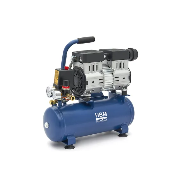 Stillegående kompressor, 550W/8 liter