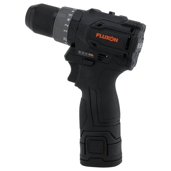 Fluxon børsteløs bormaskin 10 mm, 16 V