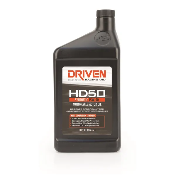 Driven HD50 - fullsyntetisk motorsykkel olje 15W-50