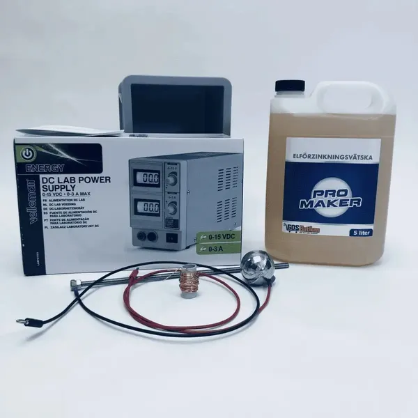 Elektroforzinking startpakke – Liten