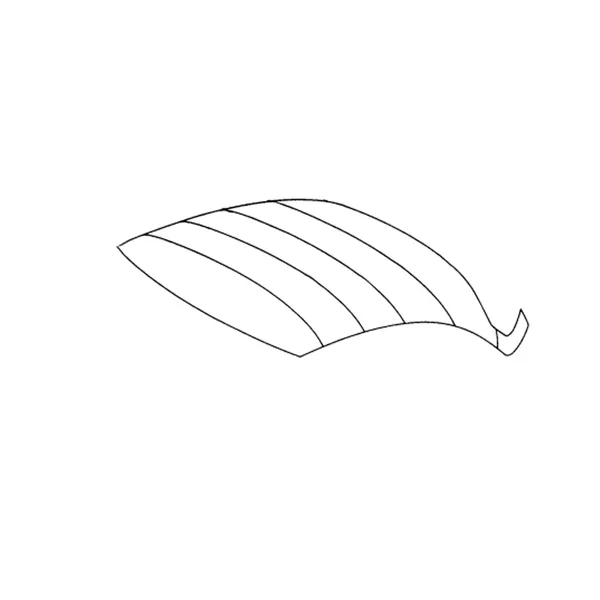 Porsche 356 ABC COUPE HEADLINER PERFORERT HVIT