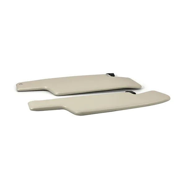 PORSCHE 914 SUNVISOR CREAM MED 3 STK BRAKETER