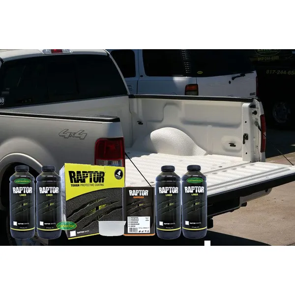 Raptor Bedliner/lasteplanbeskyttelse, hvit