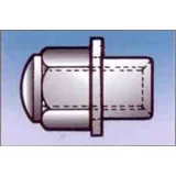Hylsemutter flat skive 3/8" unf