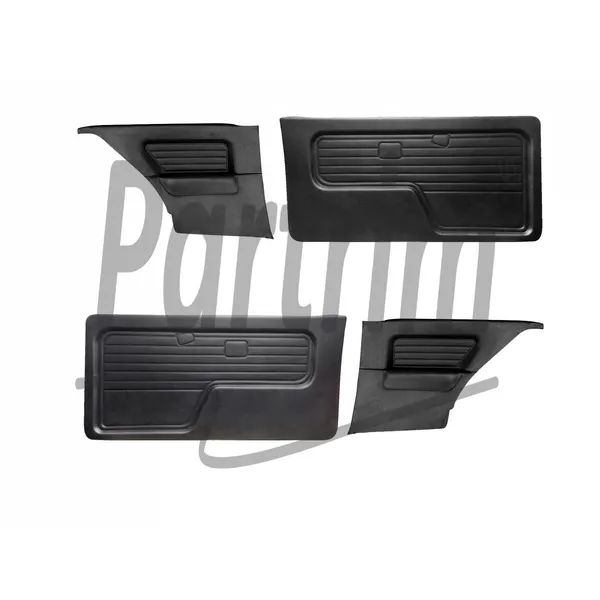 BMW E30 COUPE DØRPANELSETT R&L SORT 4 STK