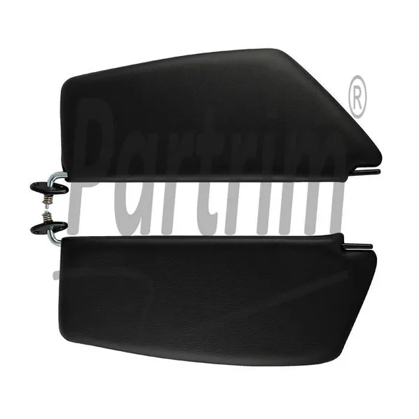 VW OLD BEETLE SEDAN 8-1964 - 7-1967 SUNVISOR SORT UTEN SPEIL