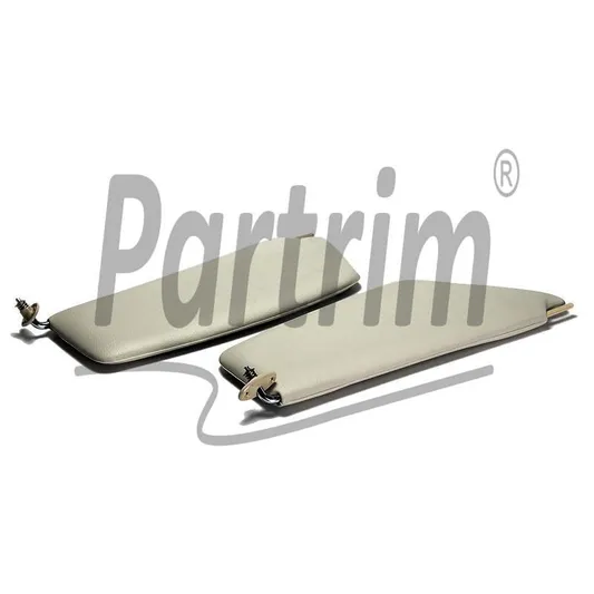 VW OLD BEETLE SEDAN 8-1964 - 7-1967 SUNVISOR CREAM UTEN SPEIL