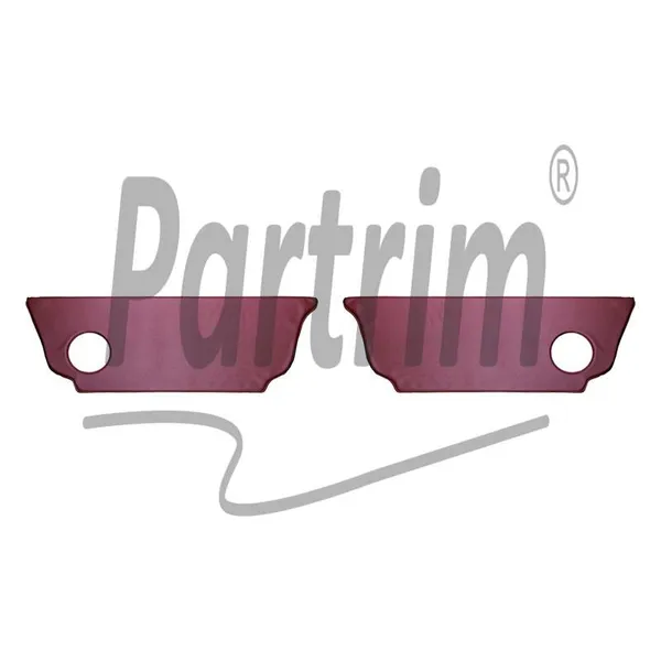 VW GAMMEL BEETLE BAKRE KICK PANELSETT BURGUNDY 1963 - 1977