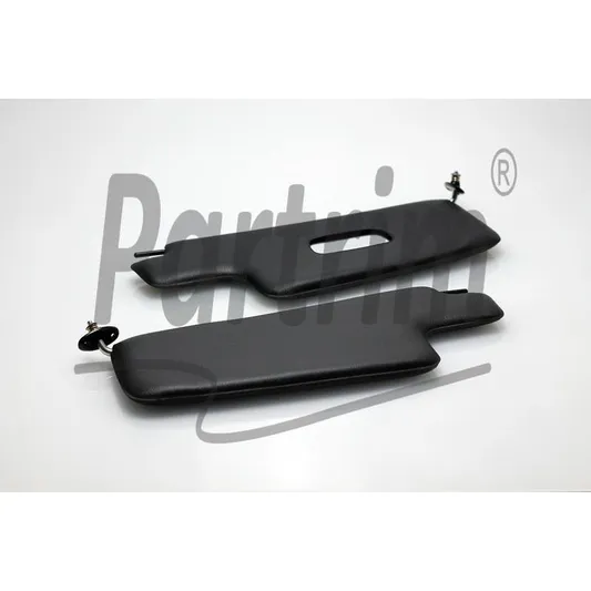 VW BEETLE MED SPEIL SEDAN SUNVISOR SVART 8-1967 And Later & CONVERTIBLE