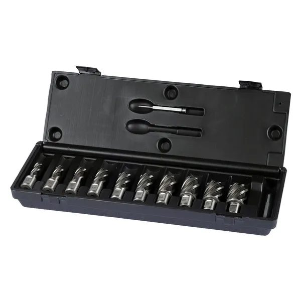 Core drill set HSS/M2 - 12 pieces