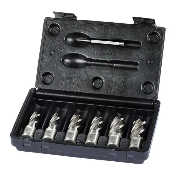 Core drill set HSS/M2 - 7 pieces