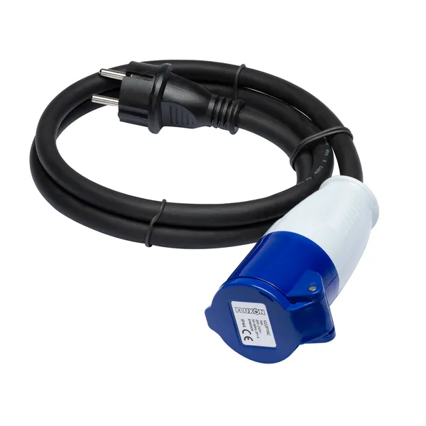 Adapterstøpsel 230V - 16A with 1m Kabel