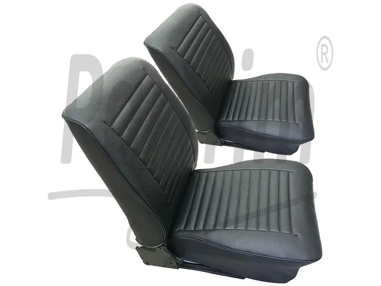 VW T2 FRONTSETETEKSEL SORT FOR 2 SETER