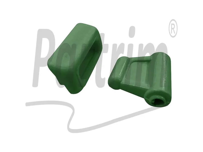 MERCEDES R107 SUNVISOR CLIPS GRØNN 1 SETT