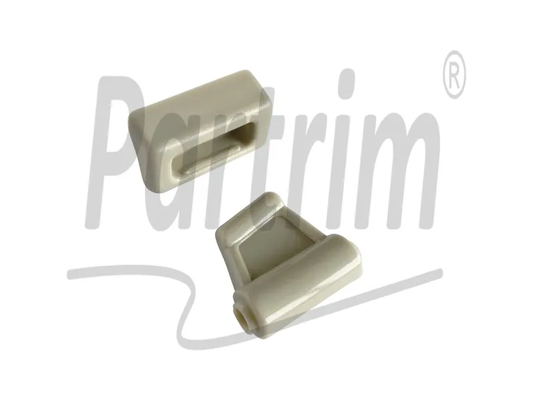 MERCEDES R107 SUNVISOR CLIPS IVORY 1 SETT