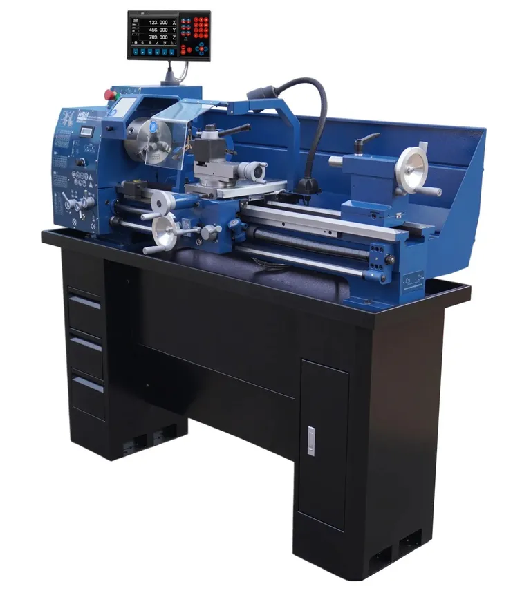 HBM dreiebenk 320x900 mm. m/digitalavlesning og frekvensomformer