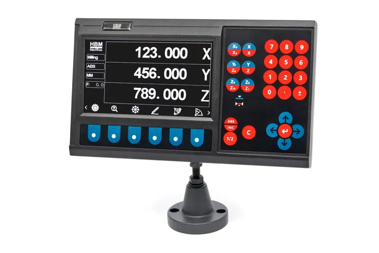 HBM dreiebenk 320x900 mm. m/digitalavlesning og frekvensomformer