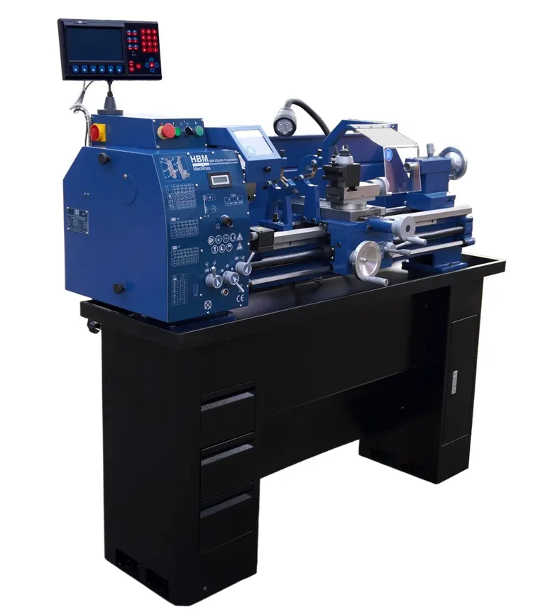 HBM dreiebenk 320x900 mm. m/digitalavlesning og frekvensomformer