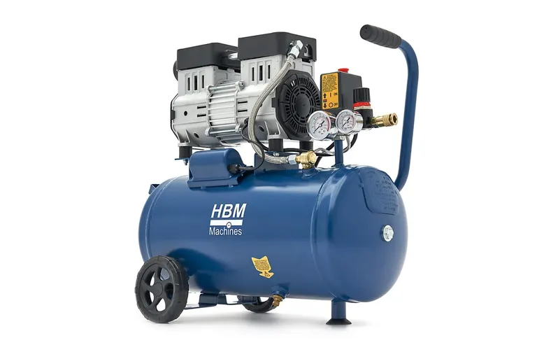 Stillegående kompressor, 24 liter