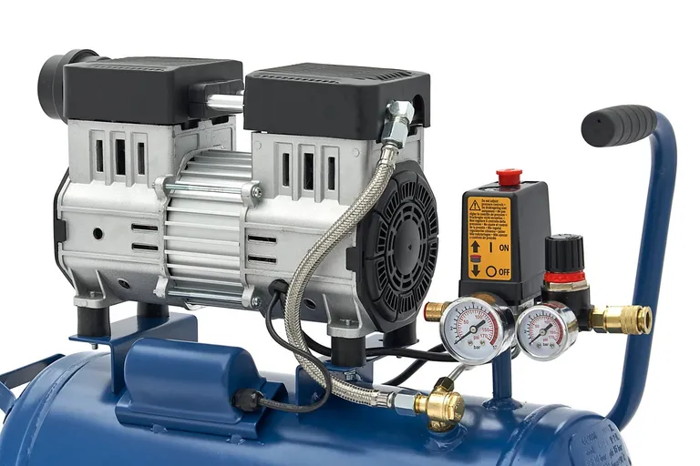 Stillegående kompressor, 24 liter
