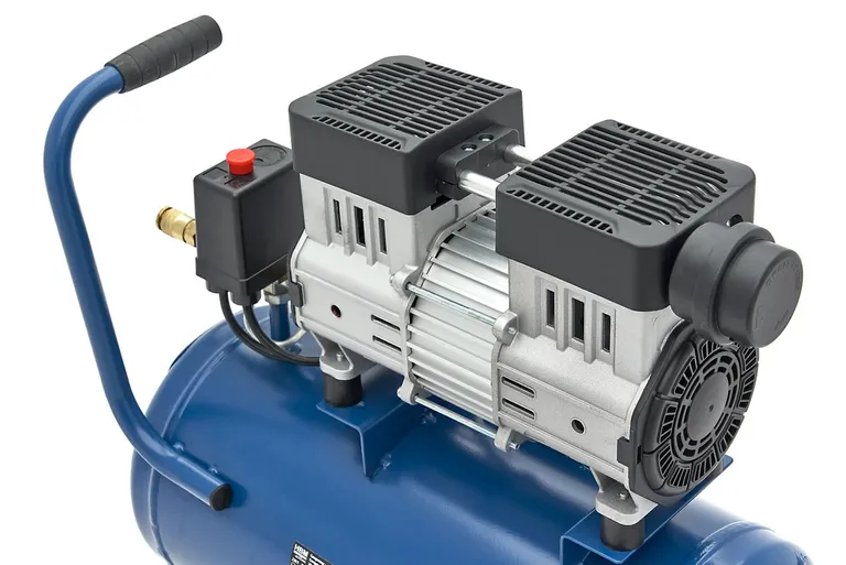 Stillegående kompressor, 24 liter