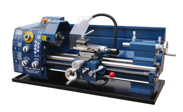 Dreiebenk m/girkasse, 280x600 mm.