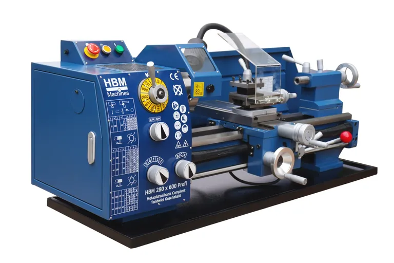 Dreiebenk m/girkasse, 280x600 mm.