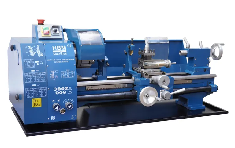 HBM dreiebenk 250x550 m/reimskift