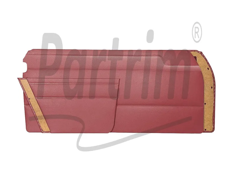 MERCEDES W114 COUPE DØRPANELSETT BURGUNDY