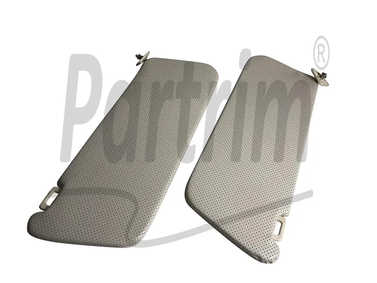 MERCEDES W109 INTERIØR SUNVISOR SETT KREM - PERFORERT