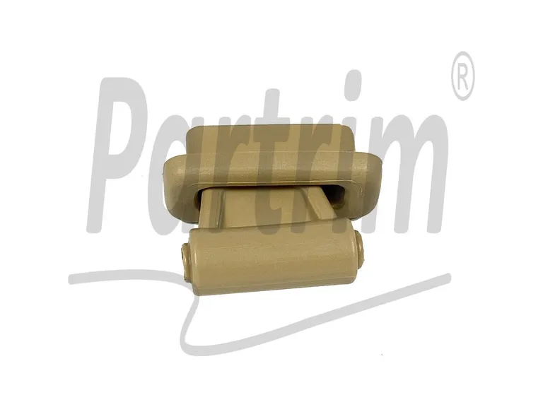 MERCEDES R107 SUNVISOR CLIPS BEIGE 1 SETT